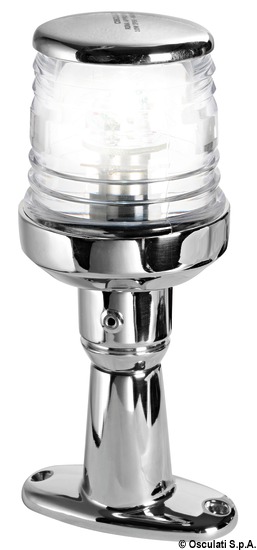 Fanale 360 led con basetta inox